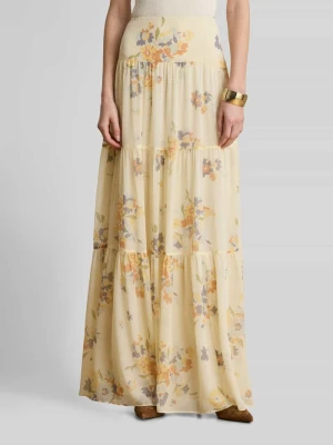 Długa spódnica z szyfonu model 'PAULINDA MAX' Lauren Ralph Lauren
