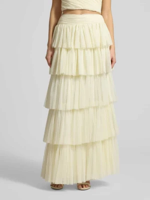 Długa spódnica z tiulu w Efekt stopniowania Lace & Beads