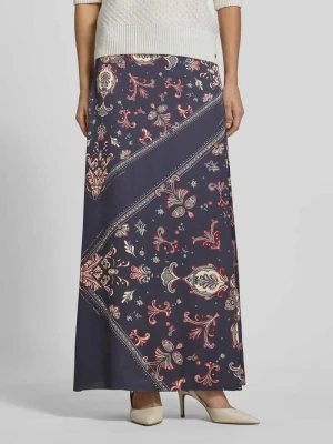Długa spódnica z wszytym zamkiem błyskawicznym Marc Cain