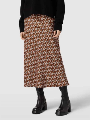Długa spódnica ze wzorem na całej powierzchni Christian Berg Woman Selection