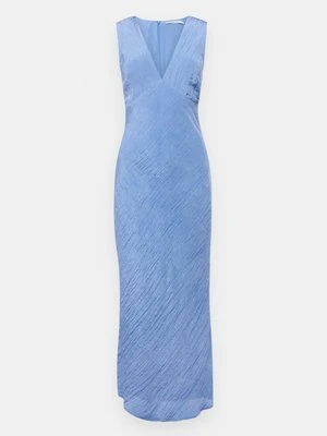 Długa sukienka Abercrombie & Fitch granatowy
