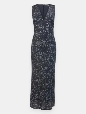 Długa sukienka Abercrombie & Fitch taupe