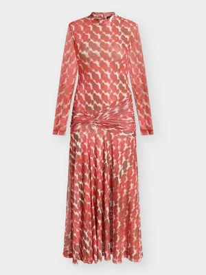 Długa sukienka bardot