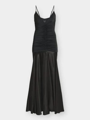 Długa sukienka bardot