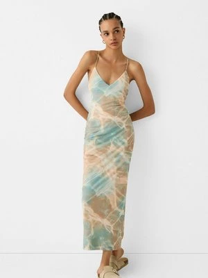 Długa sukienka Bershka