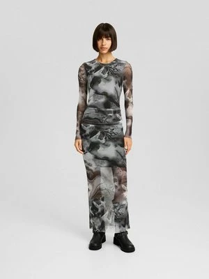 Długa sukienka Bershka