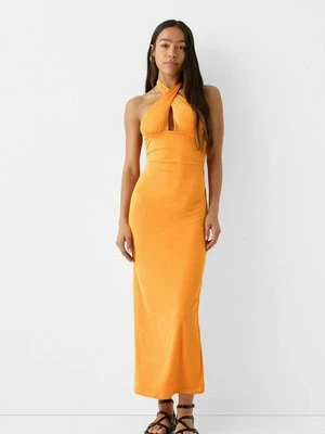 Długa sukienka Bershka