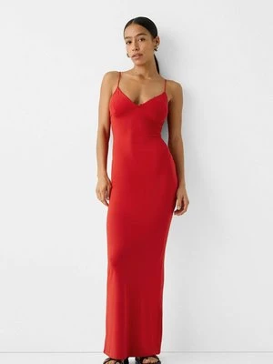 Długa sukienka Bershka