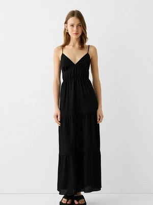 Długa sukienka Bershka