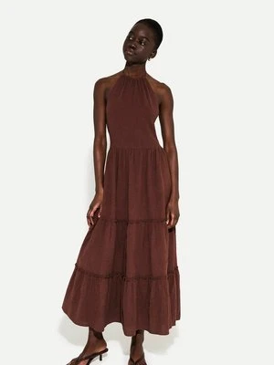 Długa sukienka Bershka