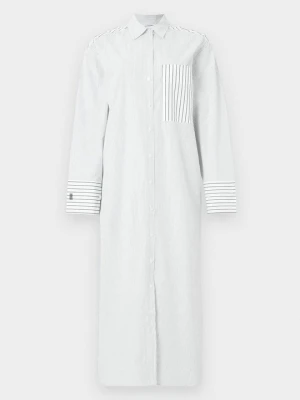 Długa sukienka By Malene Birger biały