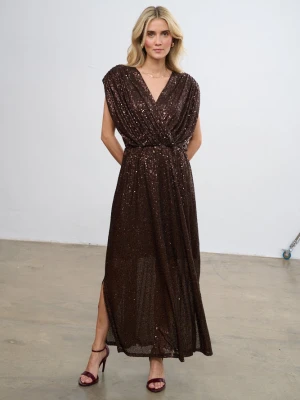 Długa sukienka cekinowa Magnetic Soul XS