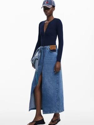 Długa sukienka denim Botter Desigual