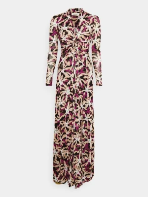 Długa sukienka Diane Von Furstenberg brązowy