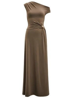 Długa sukienka Forever New khaki
