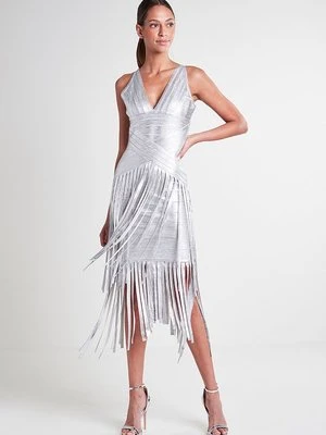 Długa sukienka Hervé Léger