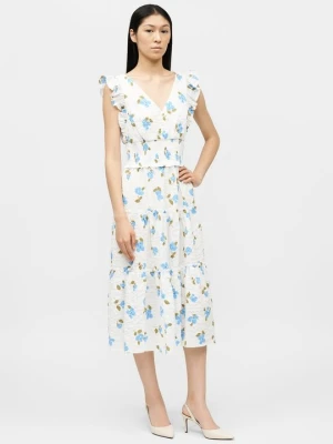 Długa sukienka Kate Spade biały