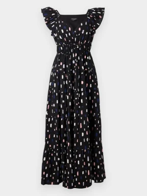 Długa sukienka Kate Spade liliowy