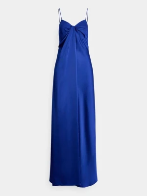 Długa sukienka Lauren Ralph Lauren błękit królewski