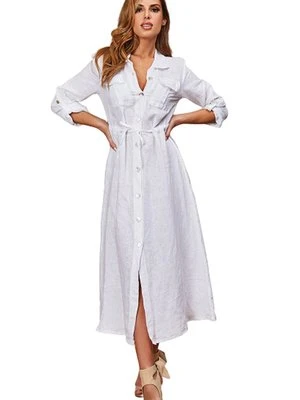 Długa sukienka Le Monde du Lin