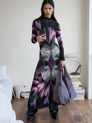 Długa sukienka lustrzana Desigual