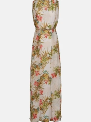 Długa sukienka MARCIANO BY GUESS biały