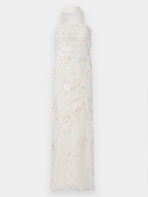 Długa sukienka Needle & Thread mleczny