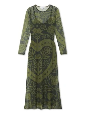 Długa sukienka Never Fully Dressed khaki