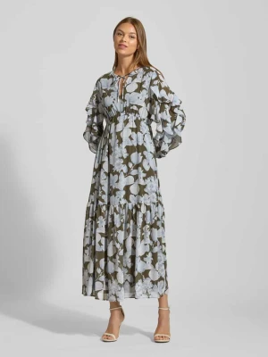 Długa sukienka o kroju regular fit z elastyczną talią s.Oliver BLACK LABEL