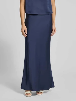 Długa sukienka o kroju regular fit z satyny Christian Berg Cocktail