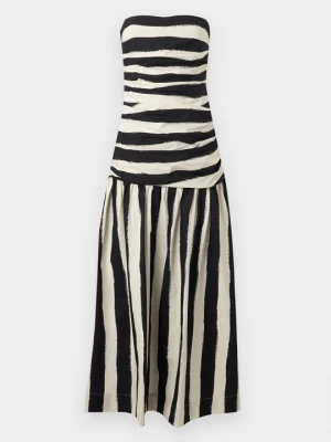 Długa sukienka Topshop czarny