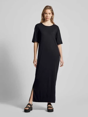 Długa sukienka w jednolitym kolorze model ‘MATHILDE’ Noisy May