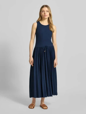 długa sukienka w kroju regular fit z naszywką z logo model 'Tildy' Joop!