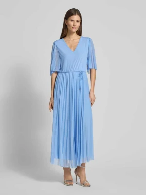 Długa sukienka w kroju relaxed fit z dekoltem w serek Model 'Daphne' GUIDO MARIA KRETSCHMER WOMAN