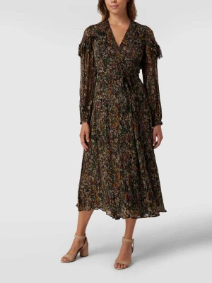 Długa sukienka w kwiatowe wzory Polo Ralph Lauren