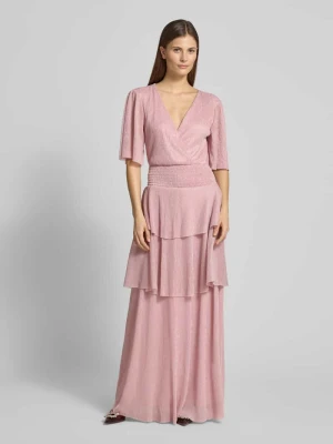 Sukienka maxi z falbanami model 'Francesca' - GMK for Bridgerton GUIDO MARIA KRETSCHMER WOMAN