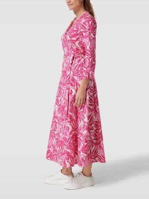 Długa sukienka w stylu kopertowym model ‘Havanna New’ 0039 italy