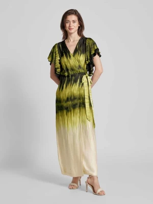 Długa sukienka w stylu kopertowym model ‘SABINA’ Copenhagen Muse