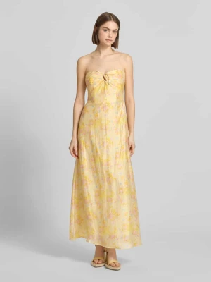 Długa sukienka w stylu odkryte ramiona model 'AMINA' bardot