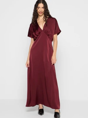 Długa sukienka Y.A.S bordowy