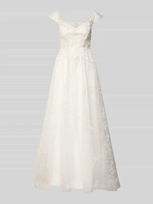 długa sukienka z cekinami Unique