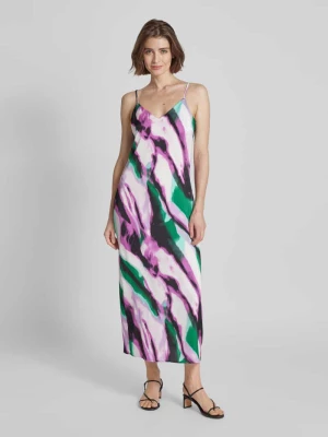 Długa sukienka z cienkimi ramiączkami model ‘RAVENNA’ Vila