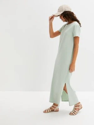 Długa sukienka z czystej bawełny bonprix