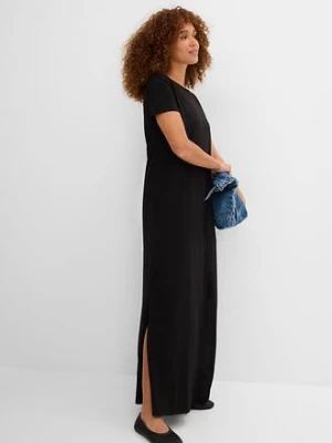 Długa sukienka z czystej bawełny bonprix