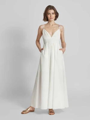 Długa sukienka z czystej bawełny model ‘Kapaula’ HUGO