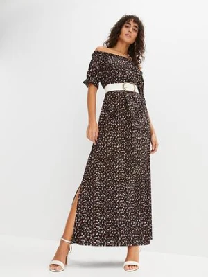 Długa sukienka z czystej wiskozy bonprix