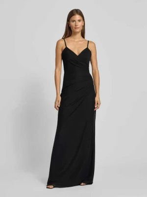 Długa sukienka z dekoltem w kształcie serca TROYDEN COLLECTION