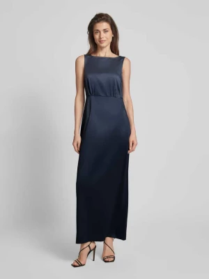 Długa sukienka z dekoltem w łódkę model ‘ELLIE’ Vila