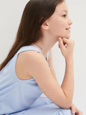 Długa sukienka  z dżerseju z bawełny organicznej bonprix