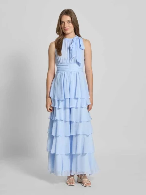 Długa sukienka z efektem stopniowania model ‘MARLI SOLID CHIFFON DRESS’ NEO NOIR